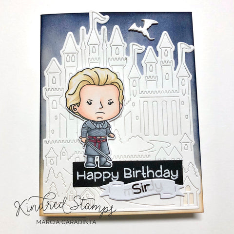 #thefrolickingfairy #kindredstamps #protectorsofthethrone #throne #knight #agirl #queen #addyoutomylist #extras #longawaited #fandom #spectrumnoir #alcoholmarkers #cardmaker #cardmaking #inkblending