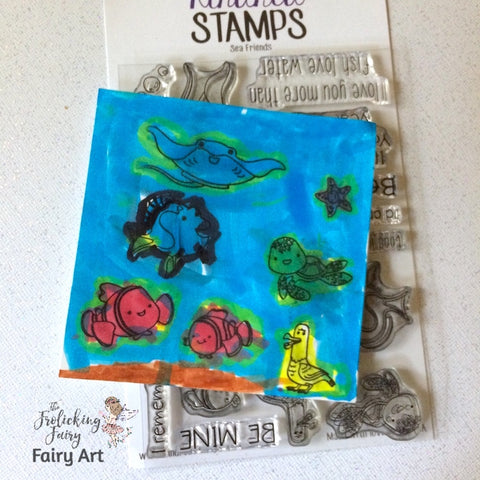 #thefrolickingfairy #kindredstamps #seafriends #augustrelease #bloghop #underthesea #clownfish #bluetang #ispeakwhale #firstdayofschool #lunchboxnotes #lawnfawn #handmade #handmadecards #irememberedsomething