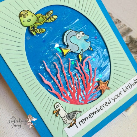 #thefrolickingfairy #kindredstamps #seafriends #augustrelease #bloghop #underthesea #clownfish #bluetang #ispeakwhale #firstdayofschool #lunchboxnotes #lawnfawn #handmade #handmadecards #irememberedsomething