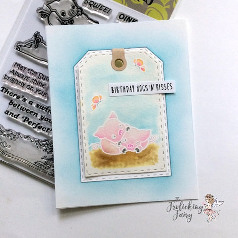 #thefrolickingfairy #littleacrescreations #pigmentsofimagination #jadedblossom #luggagetag #simonsaysstamp #hogsandkisses #watercolor #distressink #birthday #birthdaycard #handmade