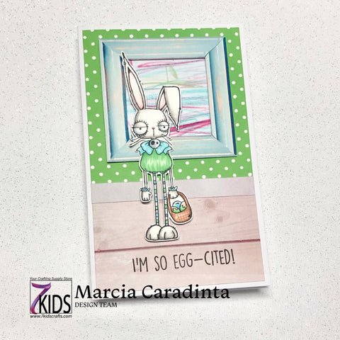 #thefrolickingfairy #sketchsaturday #7kidscraftingsupplystore #stampingbella #oddball #easterbunny #eggcited #hippityhop #easter #bunny #mintaypaper #spectrumnoir #alcoholmarkers #sarcasm #ohhappyday #cardmaker #cardmaking