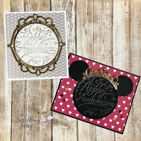 #thefrolickingfairy @teamspellbinders #Spellbinders #neverstopmaking #BeautifulSentimentVignettes #BeccaFeeken #vignettes #happyanniversary #goldenanniversary #disneybride #disneyanniversary #romanticchargeour #beautifulinandout #coastal #beachvibes #cardkitofthemonth #youareablessing #thankyou #cardmaker #cardmaking #cardmakersofinstagram