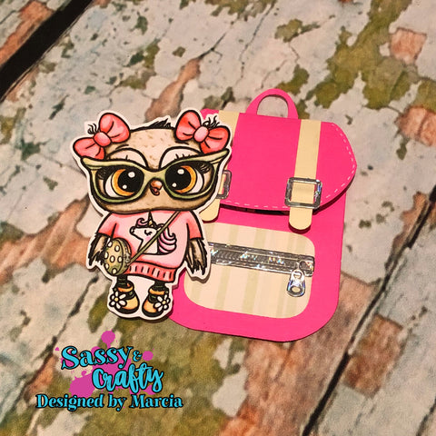 #thefrolickingfairy #sassyandcrafty.co #sassyandcrafty #radparty #rad #totallyrad #80sgirl #90sgirl #lisafrank #owl #hip #watercolor #distressmarkers #popofpink #tubular #liketotally #unicorn #unicornjumper #backtoschool #backpack #spellbinders #smalldotm #guestdesigner #cardmaker #cardmaking