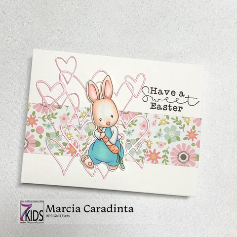 #thefrolickingfairy #sweetnovember #7kidscraftingsupplystore #nibblesbunny #bunny #easter #easterbunny #peterrabbit #rabbit #beatrixpotter #eastercard #alcoholmakers #spectrumnoir #digitalstamp #digi #papercraft #studiolight #cardmaking #cardmaker