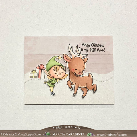 #thefrolickingfairy #7kidscraftingsupplystore #sweetnovember #noe #dancer #elf #weeelf #reindeer #rudolph #deerfriend #thedailymarker30day @spectrumnoir #triblends #alcoholmarkers #merrychristmas #holidays #cardmaker #cardmaking