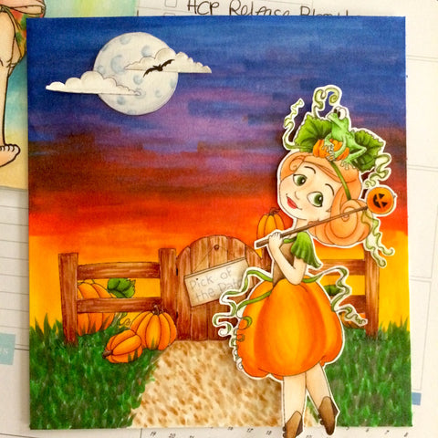 #thefrolickingfairy #7kidscraftingsupplystore #7kidscustomerscreate #sweetnovember #artistamyyoung #copiccoloring #epicplanner #diy #magneticbookmark #pumpkinpatchprue #pumpkinpatch #pickofthepatch #plannerdivider #plannergirl #mambi #handmade