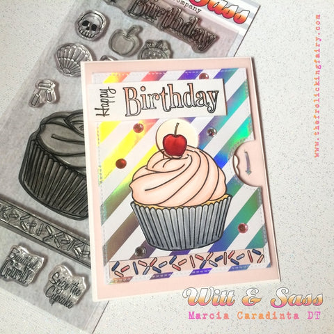 #thefrolickingfairy #wittandsassstampco #designercupcake #chubbyunicorn #cupcake #birthday #birthdaycard #lawnfawn #revealwheel #sprinkles #cottoncandy #copiccoloring #watercolor #sugarysweet #handmade #papercraft #stamping