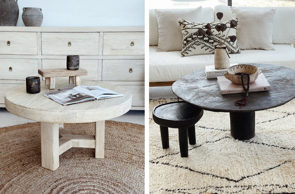 styling barefoot gypsy coffee tables