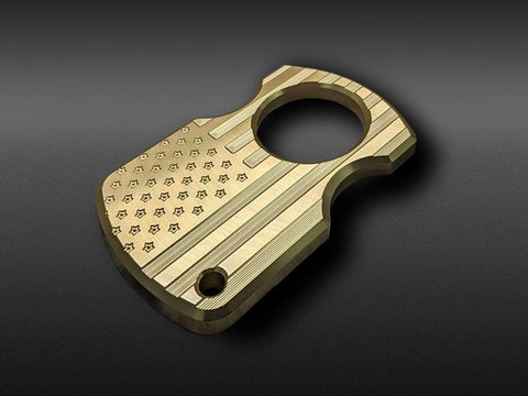 Brass knuckles single hole