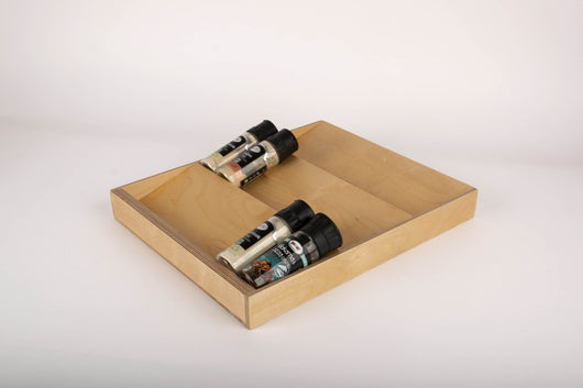 Birch Drawer Spice Organizer Spice Rack for Kitchen Drawers 3