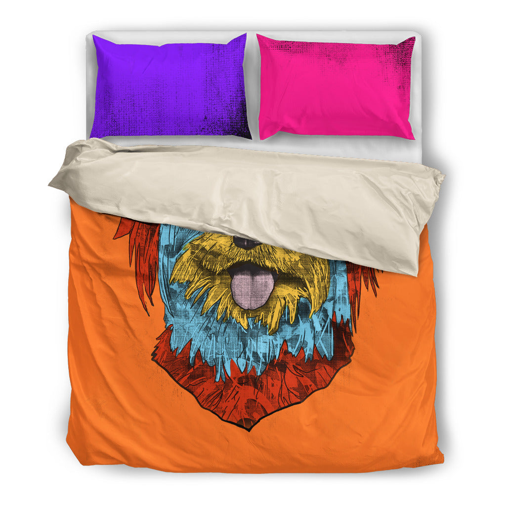 Maltese Dog Breed Bed Sheets Duvet Cover Bedding Set Andy Warhol