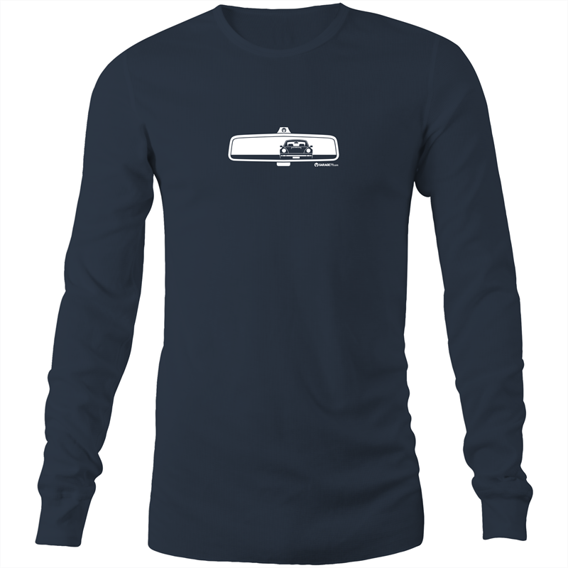 Porsche Rearview - Mens Long Sleeve T-Shirt – Garage79 Designs