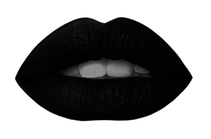 cheap black matte lipstick