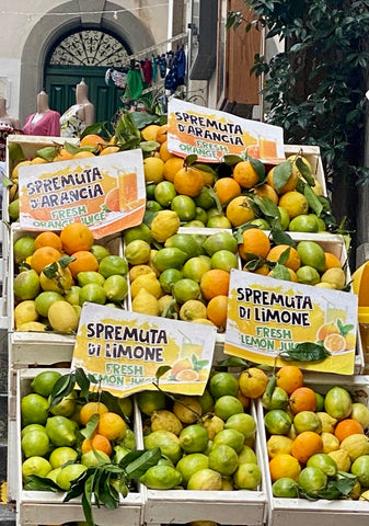 Oranges in Amalfi Coast-Cream Cornwall