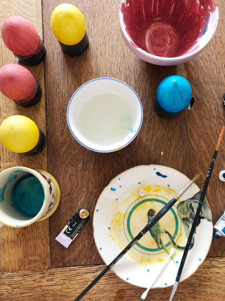 Duck Egg Painting