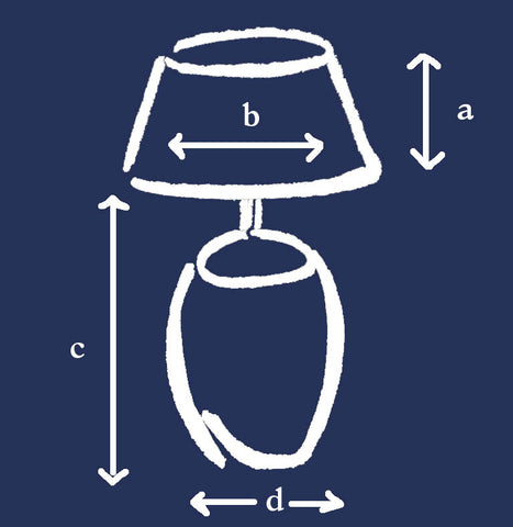 drawing of a lampshade