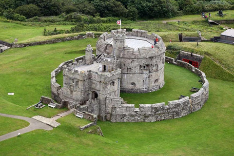 Aerial image of Pendennis Castle Falmouth UK