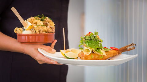 Porthmeor Beach Cafe image of fish on plate