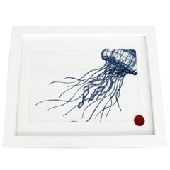 Unique Illustrated Jellyfish Print-Homewares-Cream Cornwall