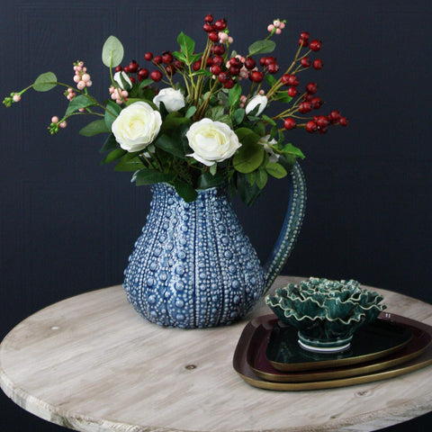 Ceramic Urchin Jug and Vase-Accessories-Cream Cornwall