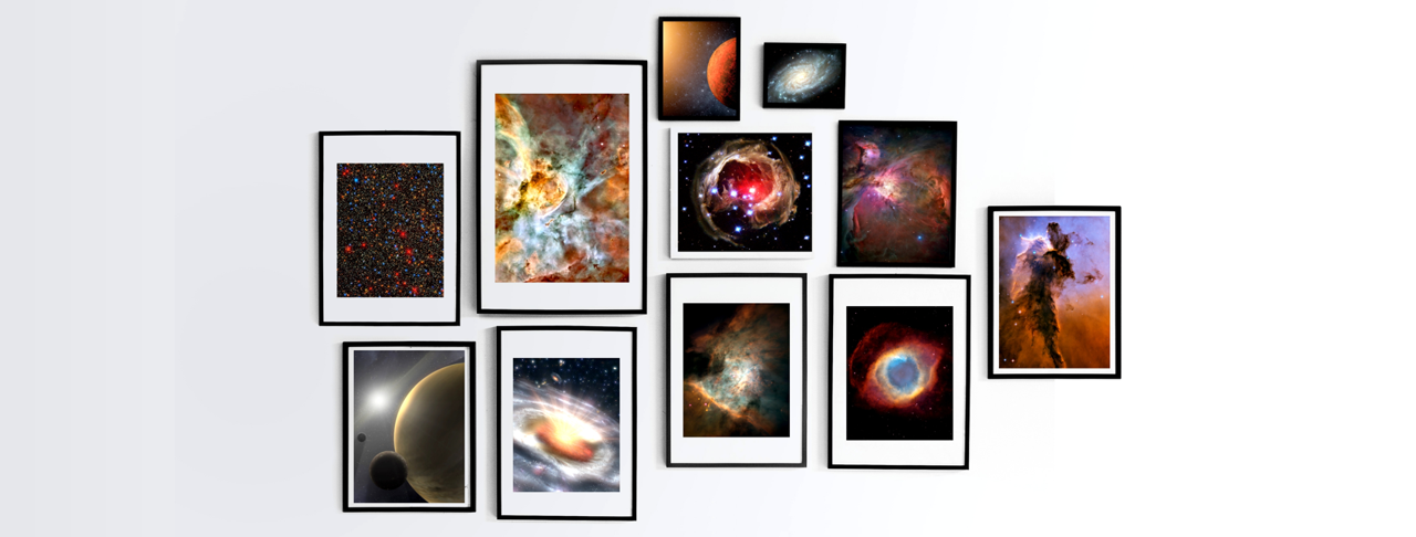 Posternauts space posters in a wide variety of sizes