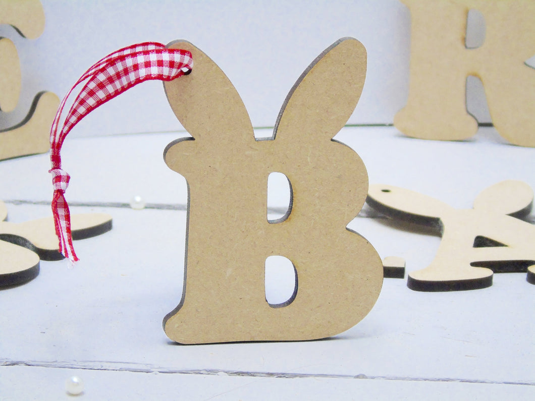 Download Bunny Ear Letter Easter Decorations - 9cms - craft heaven