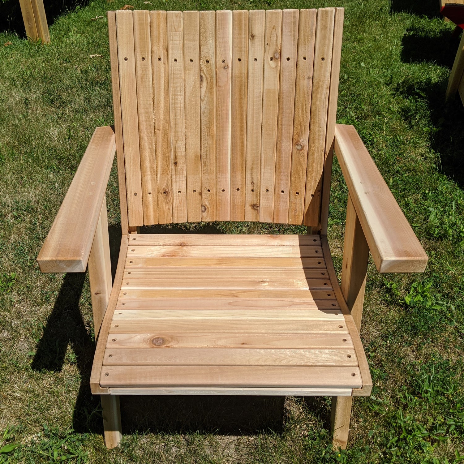 Cedar Modern Adirondack Chair PaulTheMaker   IMG 20200704 143319 1500x 