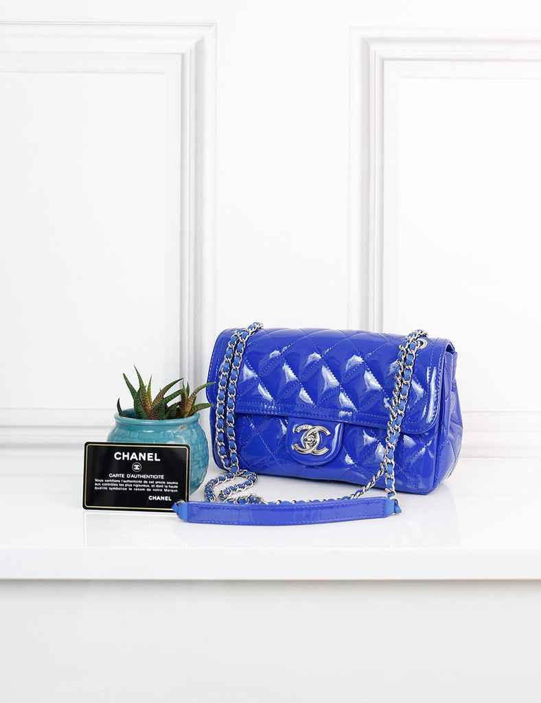 blue chanel bag for sale