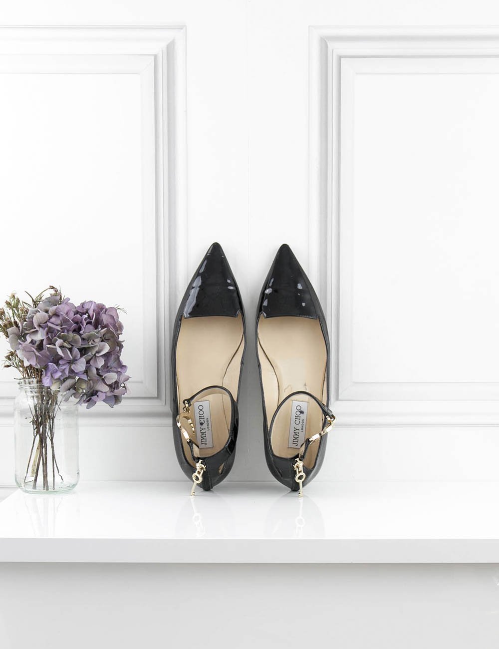 jimmy choo handcuff loafers