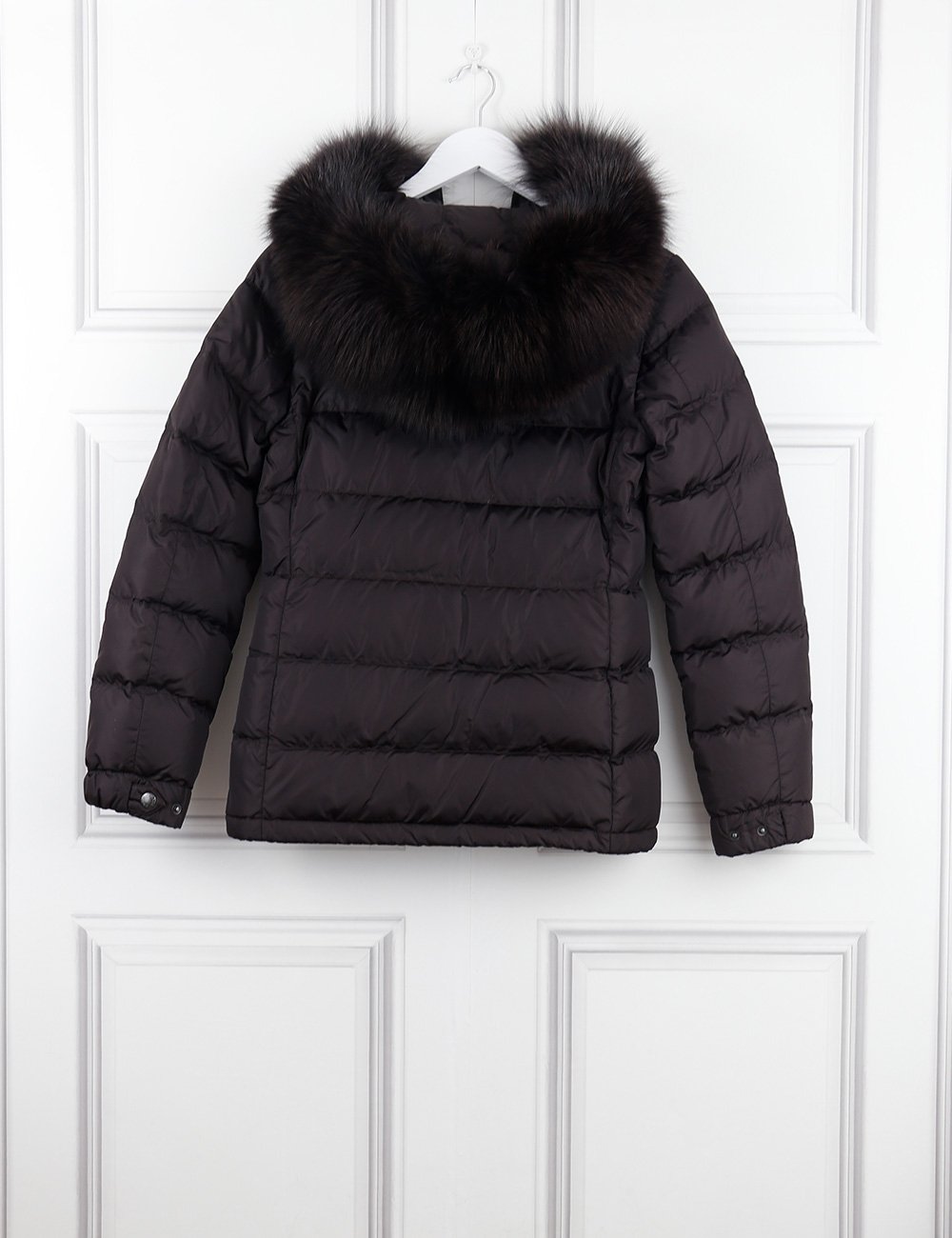 prada fur hood coat