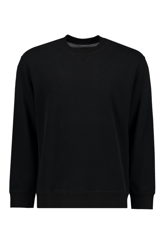 QUASI CREWNECK SWEATER - STONE/ BLACK - KINGSWELL - Los Feliz