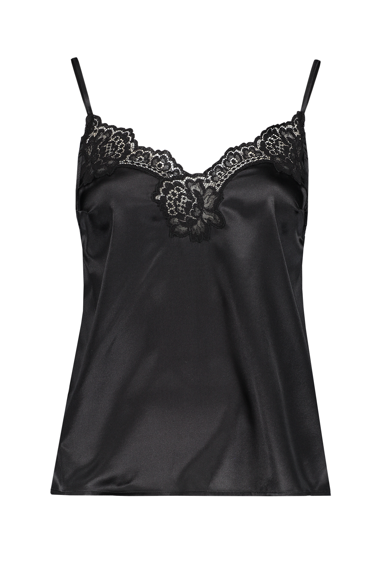 Black Satin Tie Back Cami Top – Styched Fashion