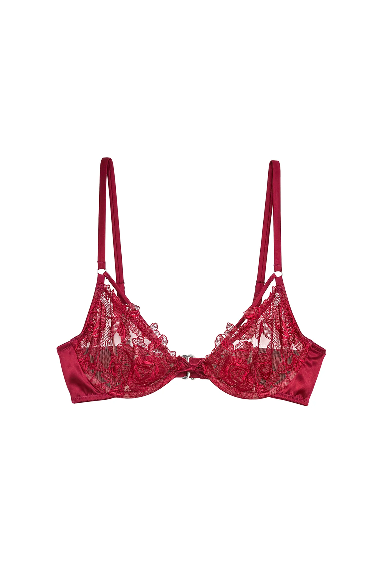 Fleur Du Mal Luxe triangle-cup Bra - Farfetch