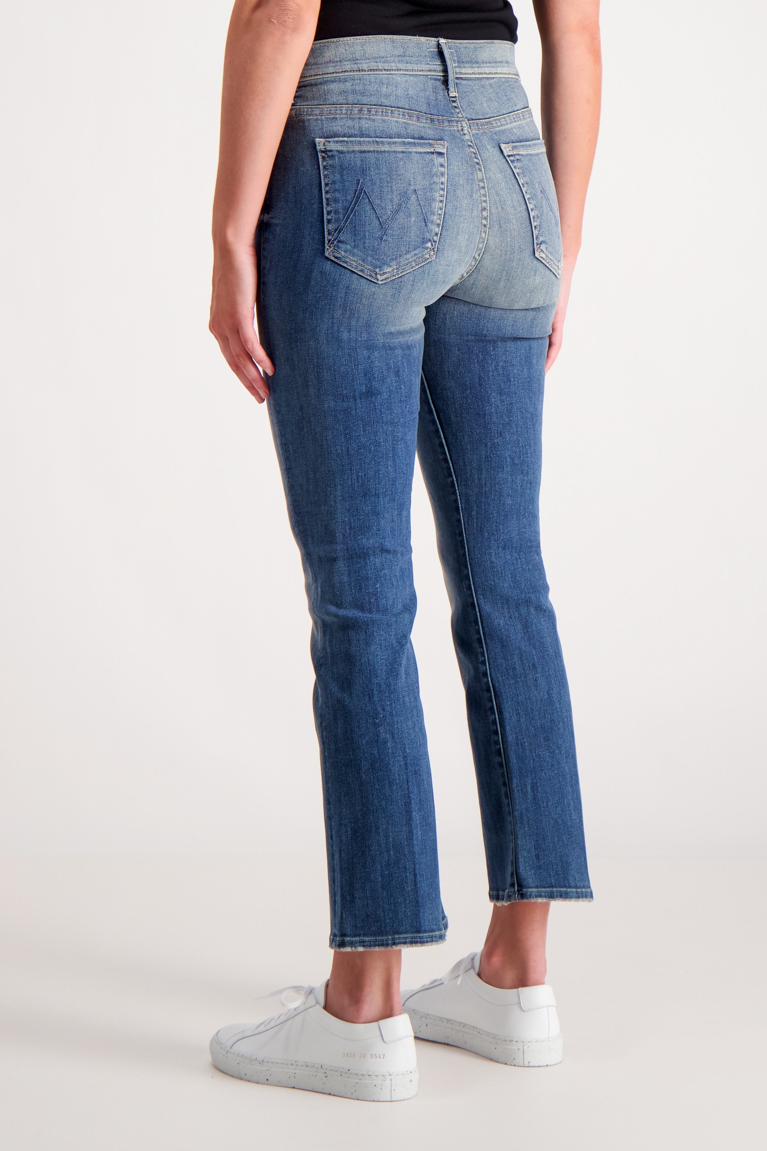 mother insider crop jeans