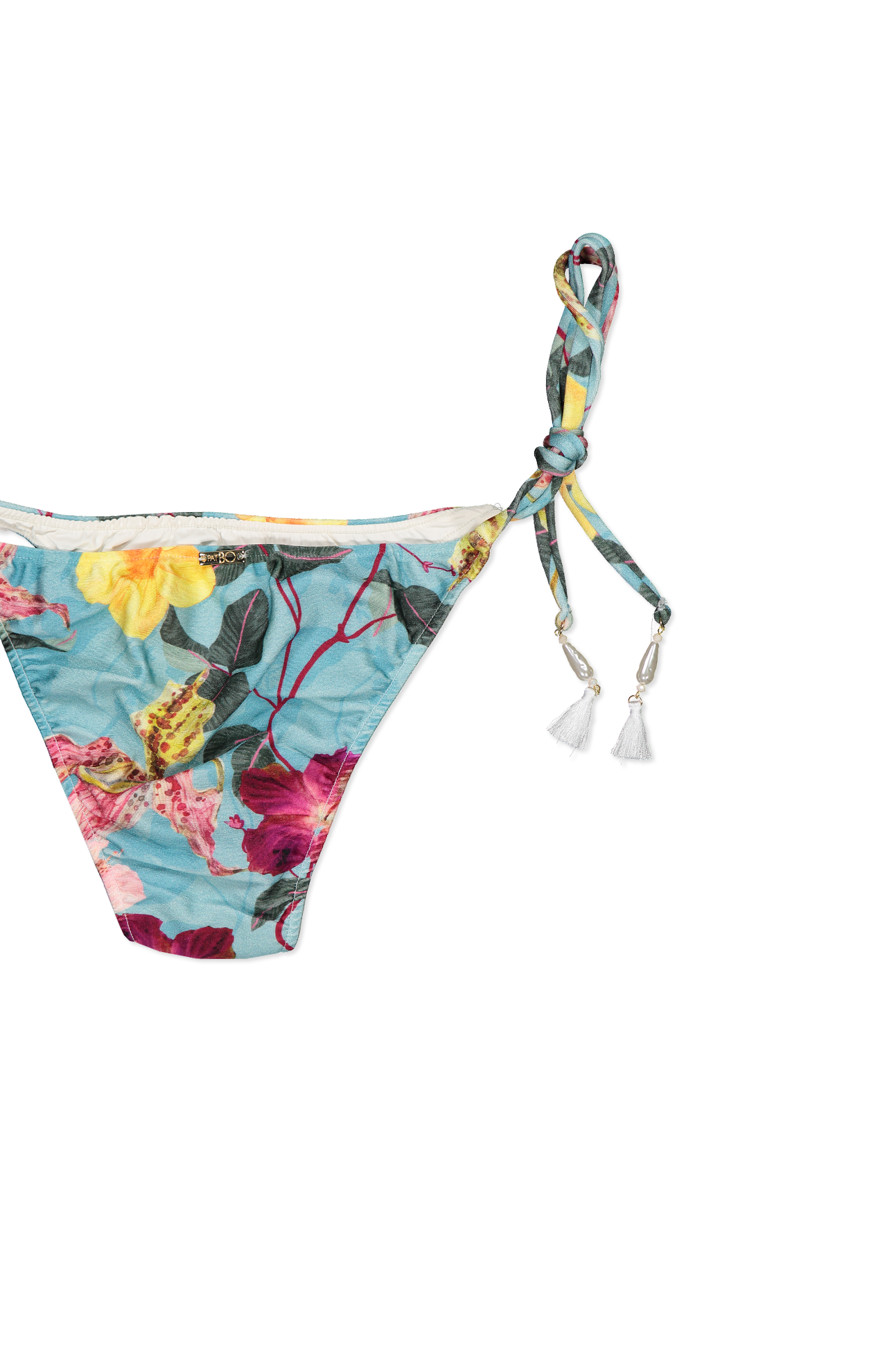 PatBO Women's Hibiscus String Bikini Bottom | A.K. Rikk's