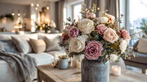Bring elegance and vibrancy to your space with silk artificial flowers