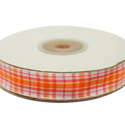 silk plaid ribbon