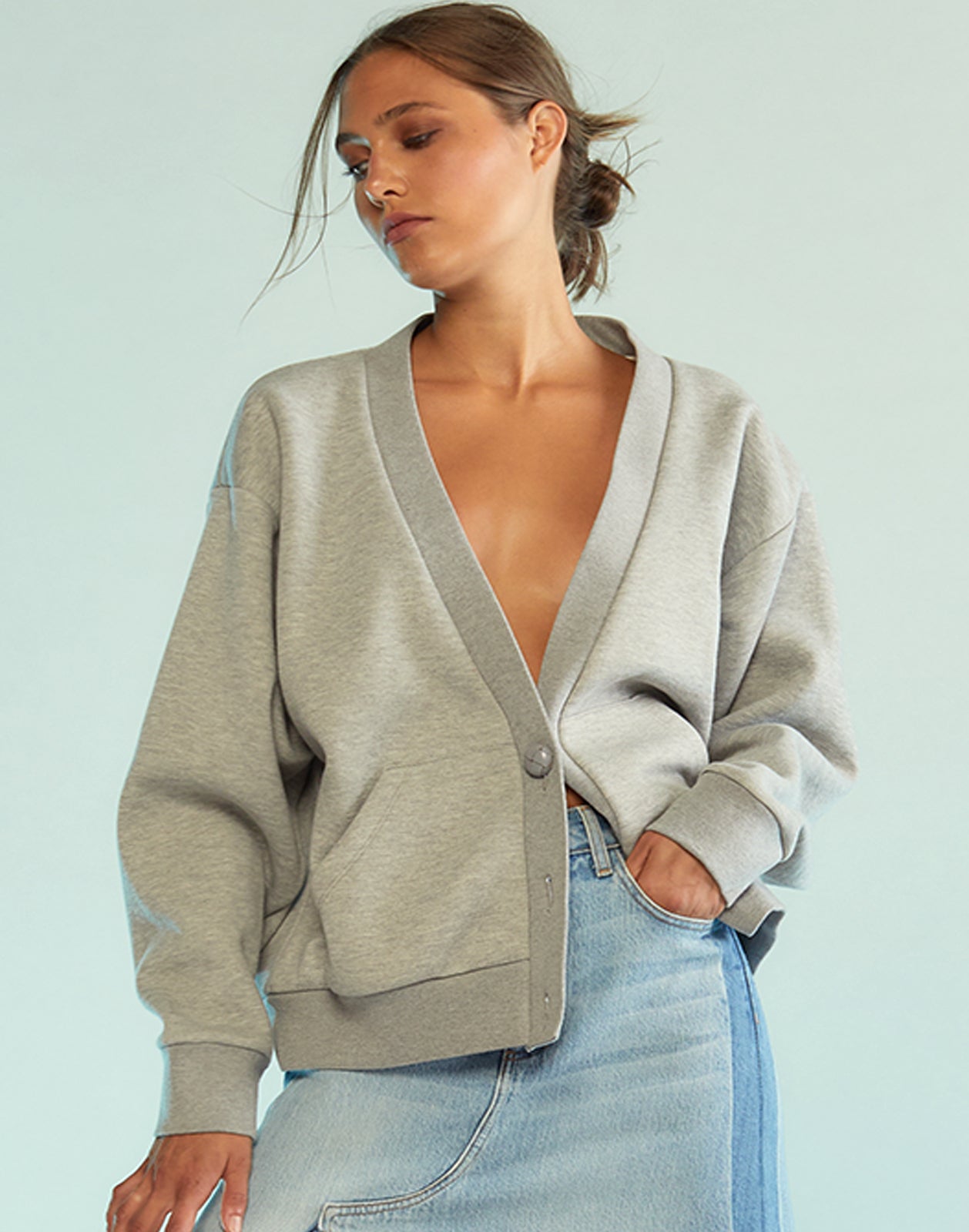 Sweatshirt Cardigan – Cynthia Rowley