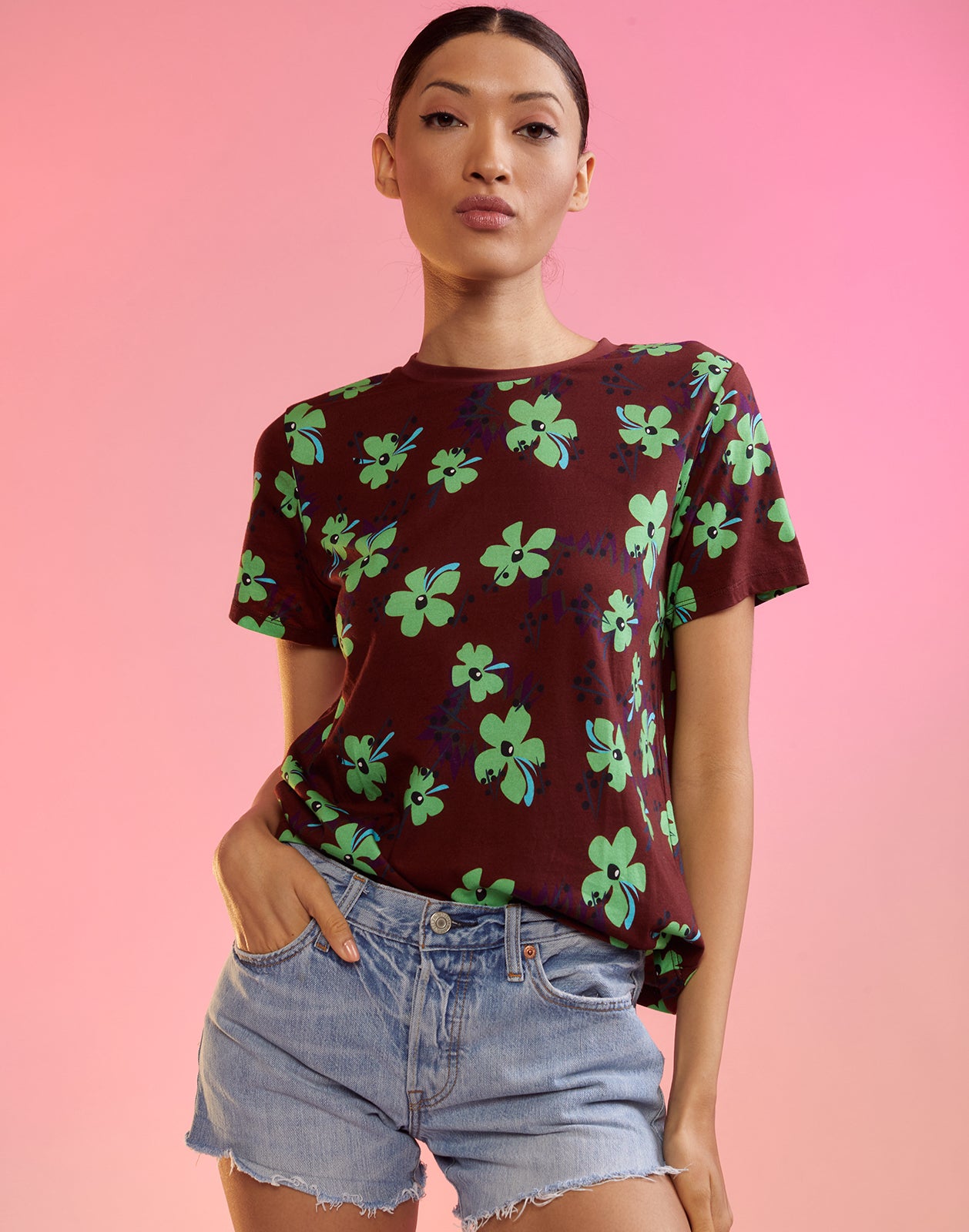 Printed T-Shirt – Cynthia Rowley