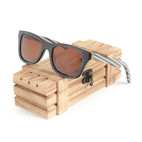 lentes de sol de madera bambu