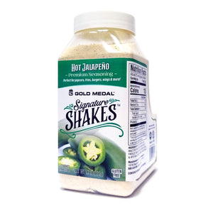 Signature Shakes shaker with jalapeno graphics