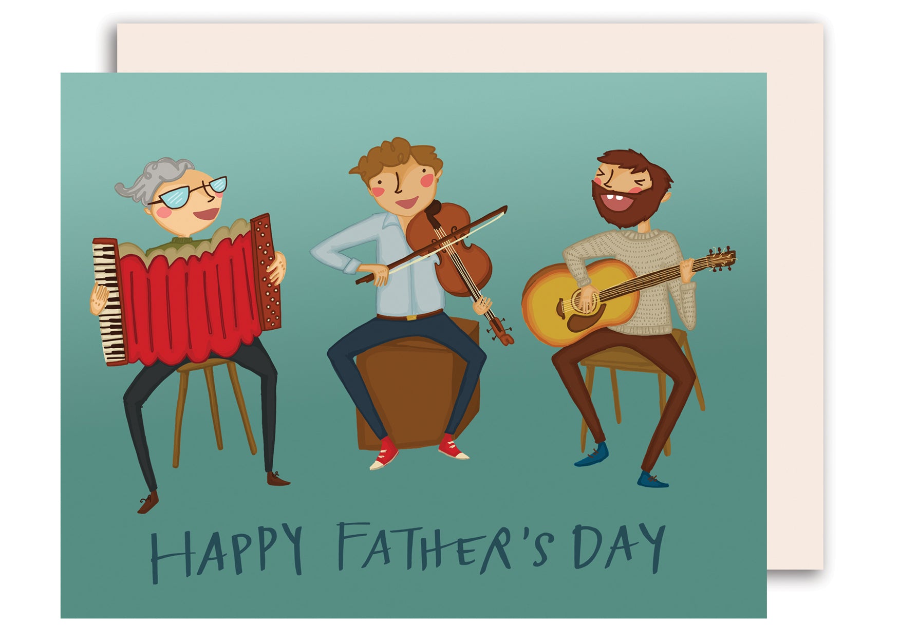 Download Music Trio - Happy Father's Day Card by Pencil Joy