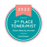 2nd place toner/mist Clean Beauty Awards