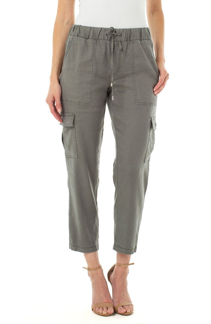 cargo pants with elastic waistband