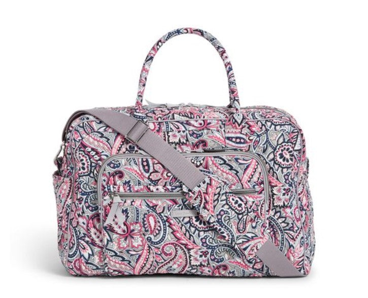 vera bradley iconic travel bag