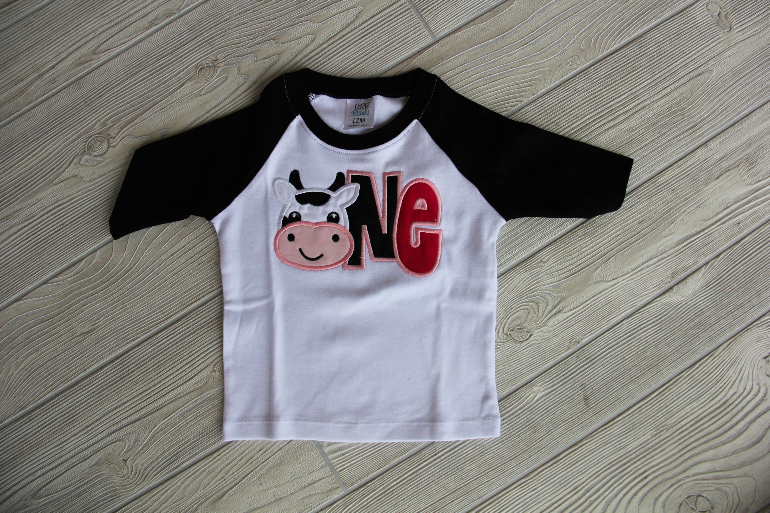 cow birthday shirt