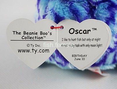 oscar the owl beanie boo birthday