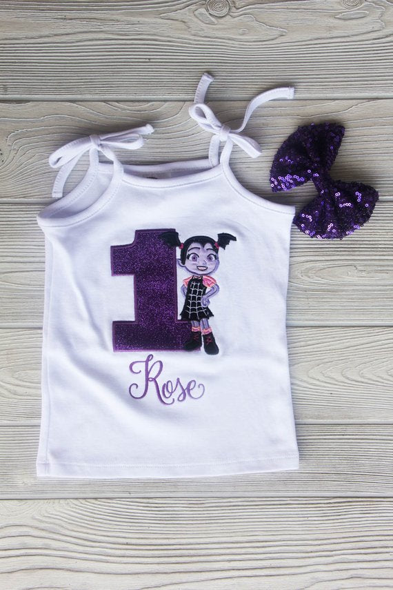 vampirina birthday girl shirt