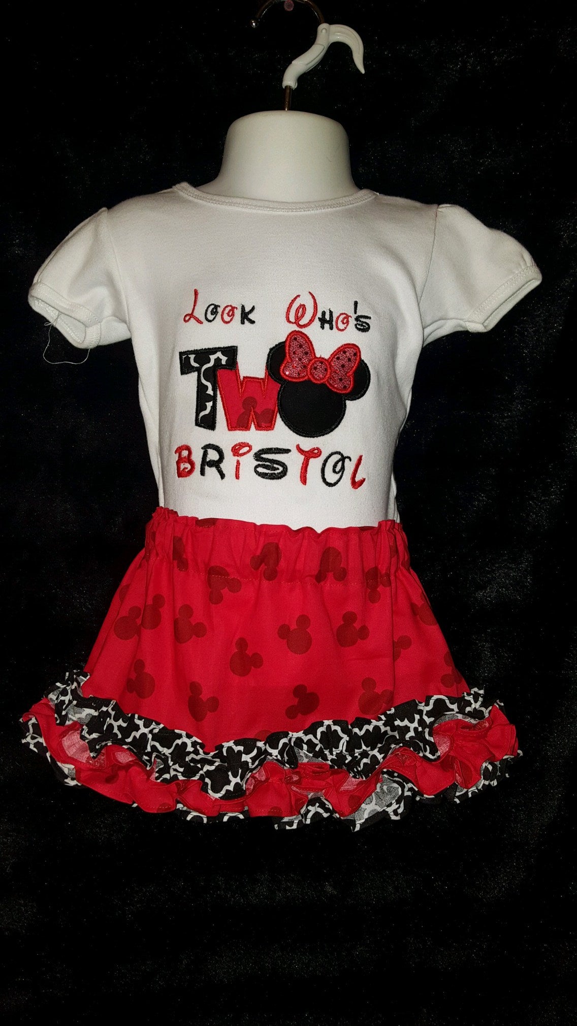 custom minnie mouse birthday outfit