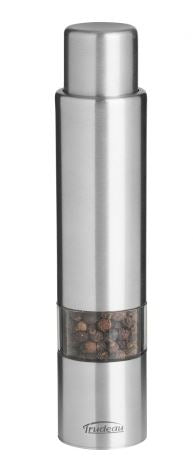 Trudeau Graviti 8 Battery Operated Black Chrome Pepper Mill 